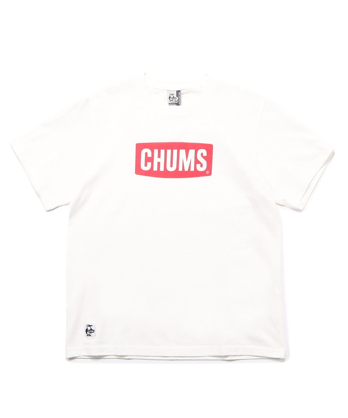 CHUMS Logo T-shirt Men's White/Red S 