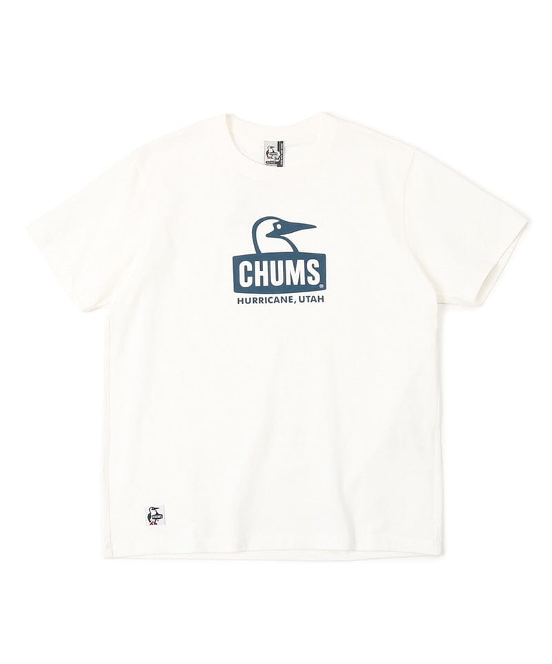 CHUMS Booby Face T-shirt Men's White/Navy S 