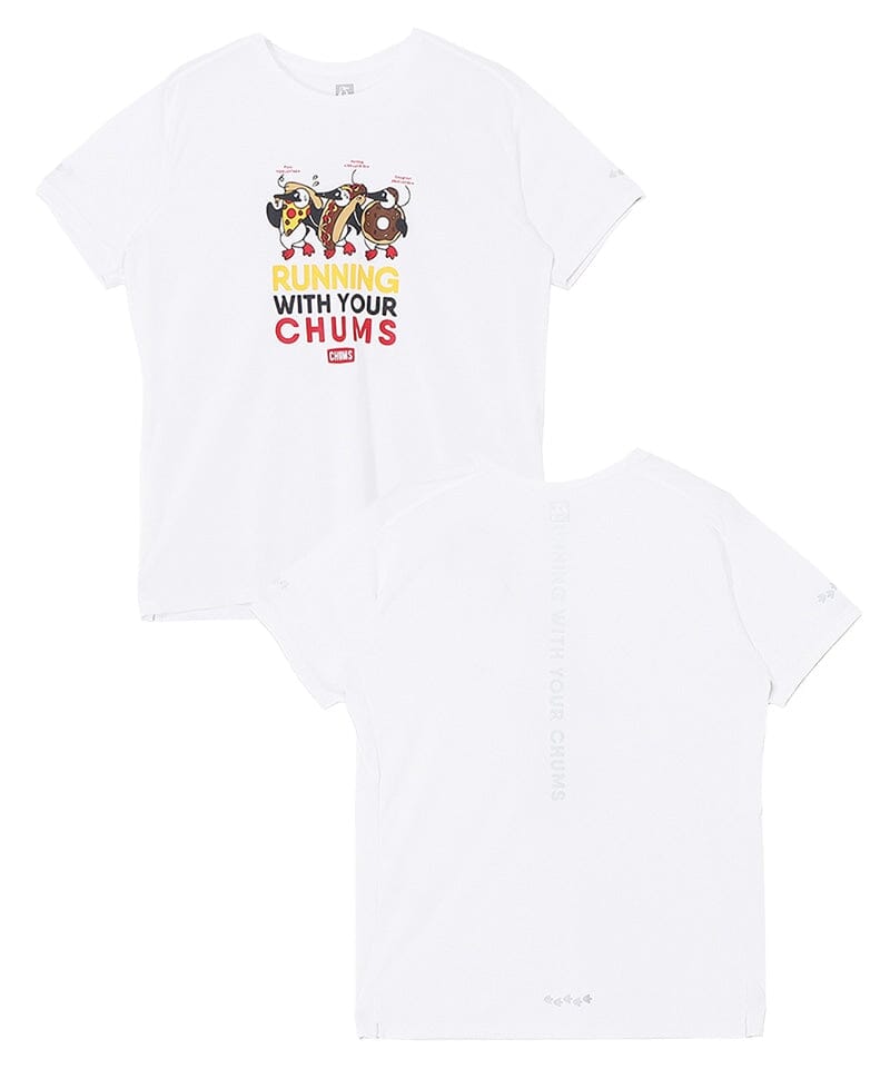 CHUMS Running Costume Booby T-Shirt Men's White S 