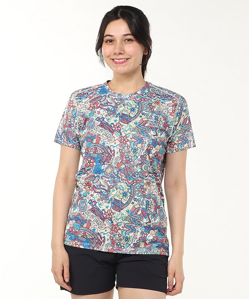 CHUMS Running All Pattern T-shirt Men's 