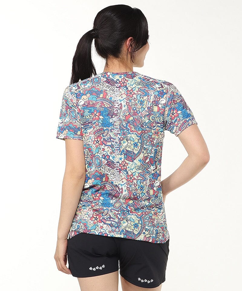 CHUMS Running All Pattern T-shirt Men's 