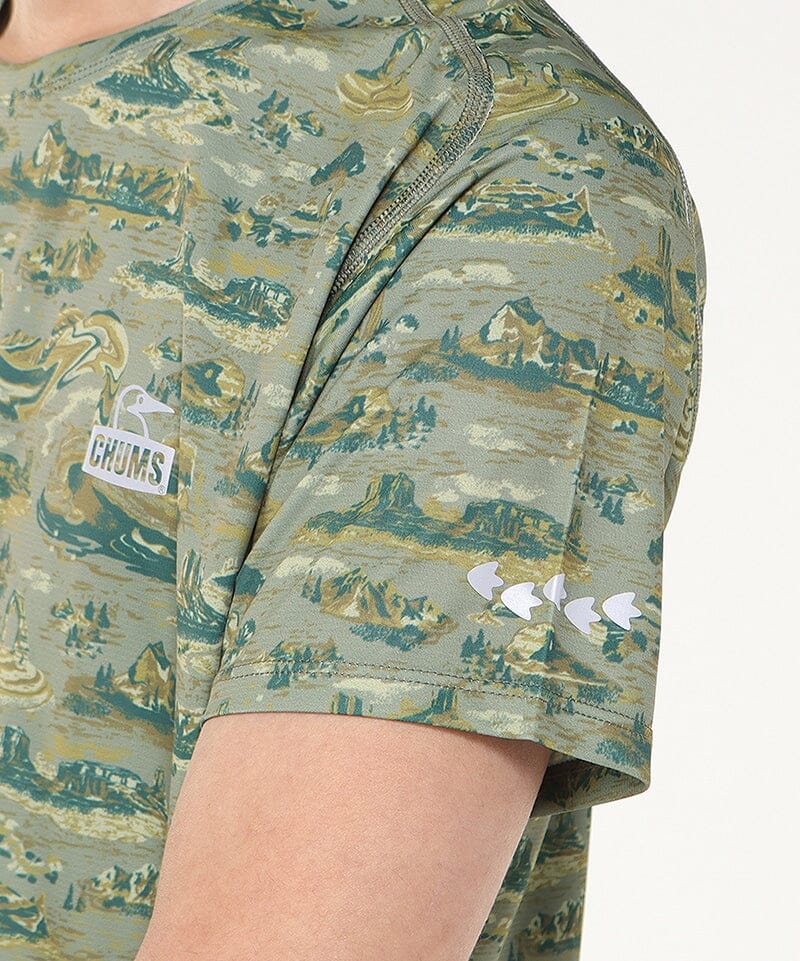 CHUMS Running All Pattern T-shirt Men's 