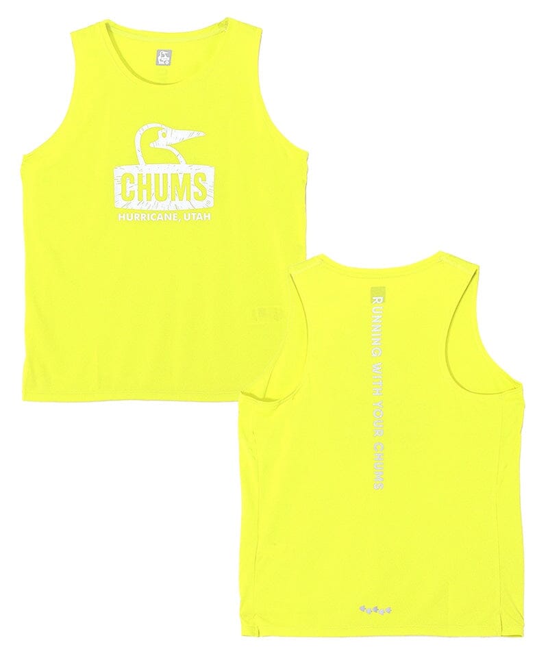CHUMS Running Booby Face Sleeveless Shirt Men's Lime S 