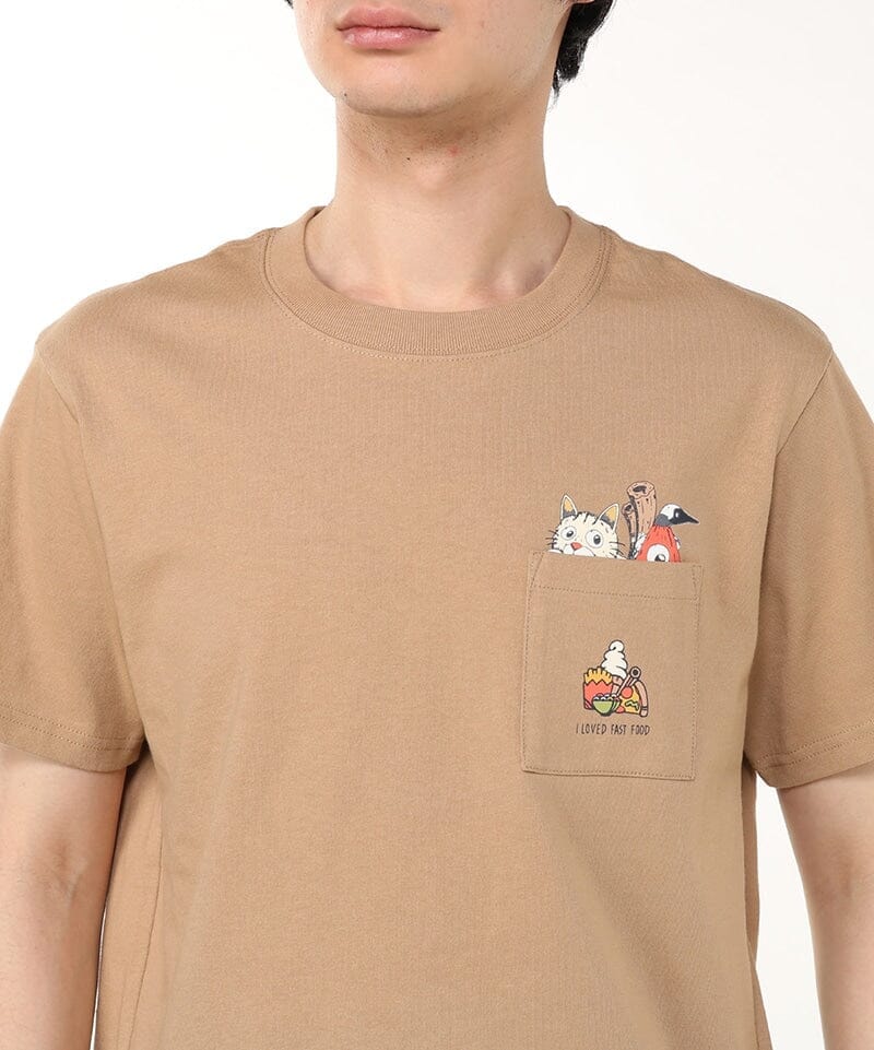 CHUMS Anti-Bug Hood Yokai Pocket T-Shirt Men's 
