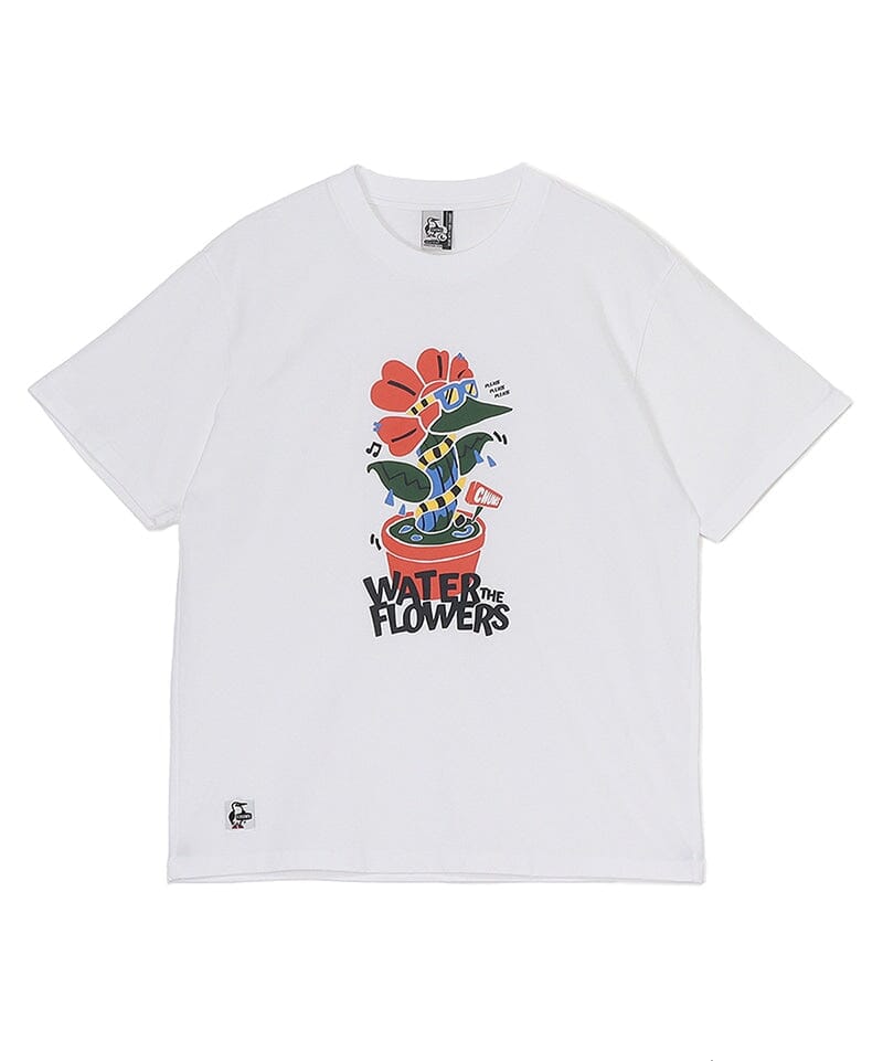 CHUMS Anti-Bug Water the Flowers T-shirt Men's White S 