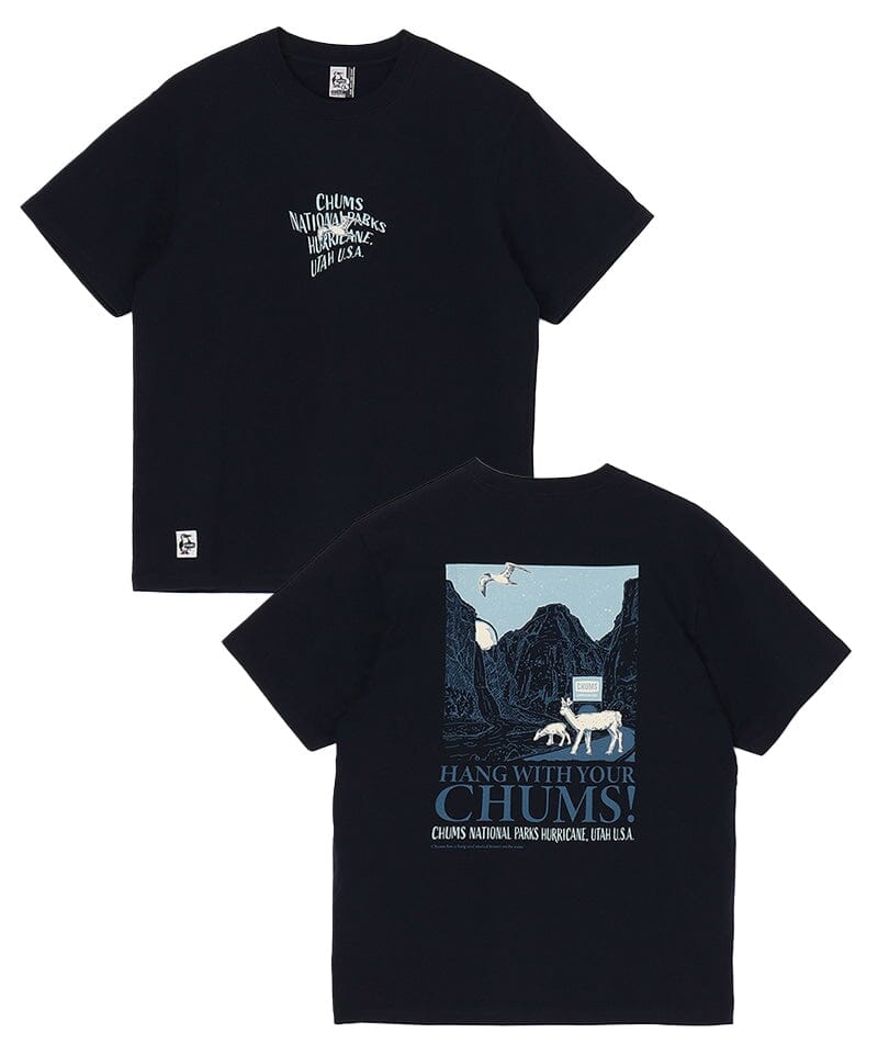 CHUMS Anti-Bug Chums National Parks T-shirt Men's Navy S 