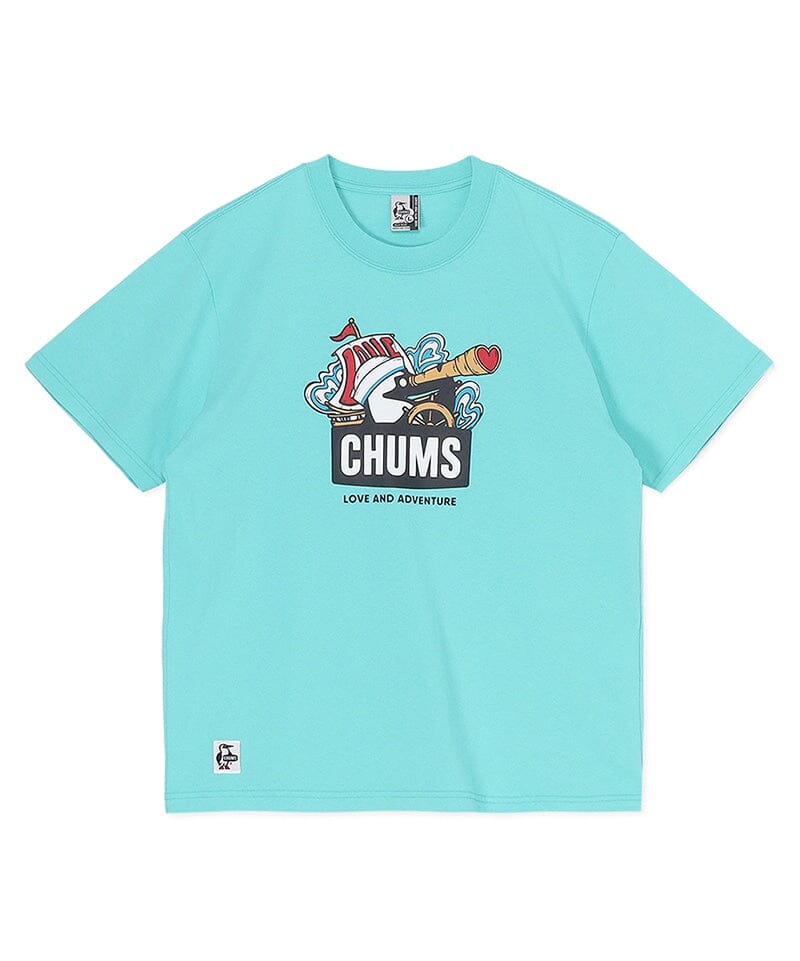 CHUMS Love and Adventure Booby T-shirt Men's Mint S 