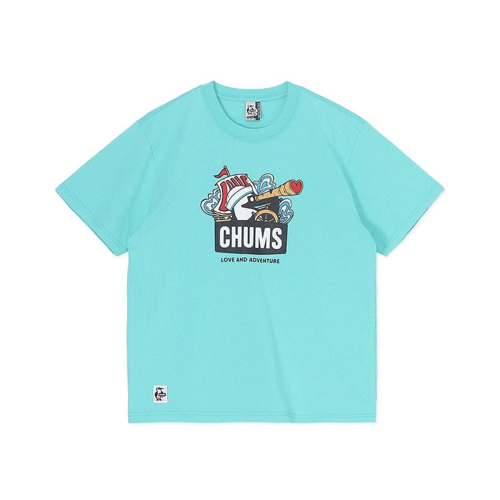 CHUMS Love and Adventure Booby T-shirt Men's Mint S
