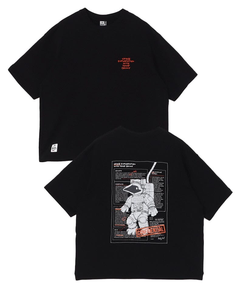 CHUMS Space Booby Spacesuit T-Shirt Men's Black S 