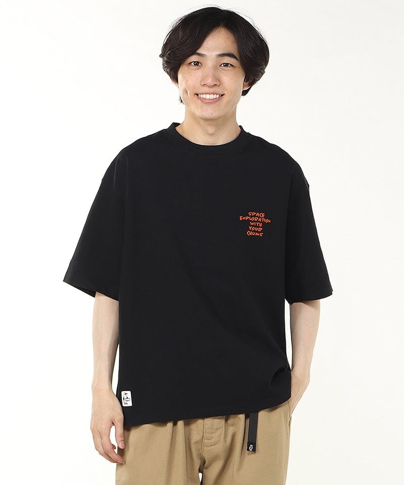 CHUMS Space Booby Spacesuit T-Shirt Men's Black S 