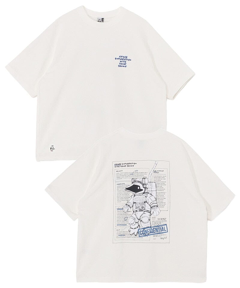 CHUMS Space Booby Spacesuit T-Shirt Men's White S 