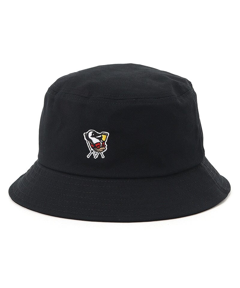 CHUMS Bucket Hat Embroidery Black One Size 