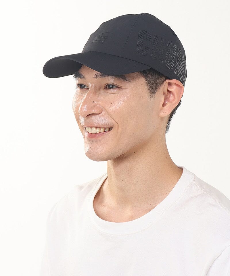 CHUMS Airtrail Stretch Cap Black One Size 