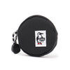 CHUMS Recycle round coin case Black One Size 