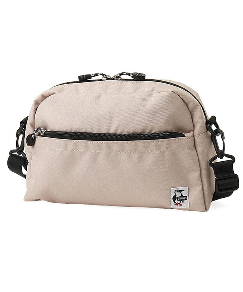 CHUMS Recycle Small Trapezoid Shoulder Bag Greige 