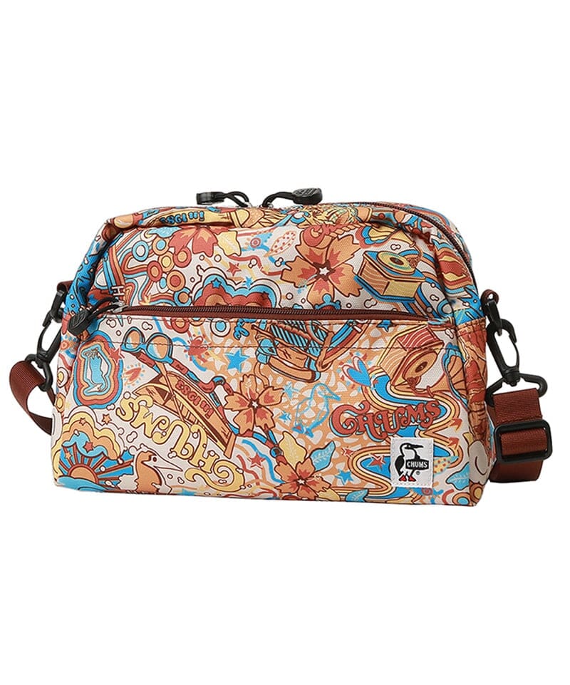 CHUMS Recycle Small Trapezoid Shoulder Bag Hippie Trip 