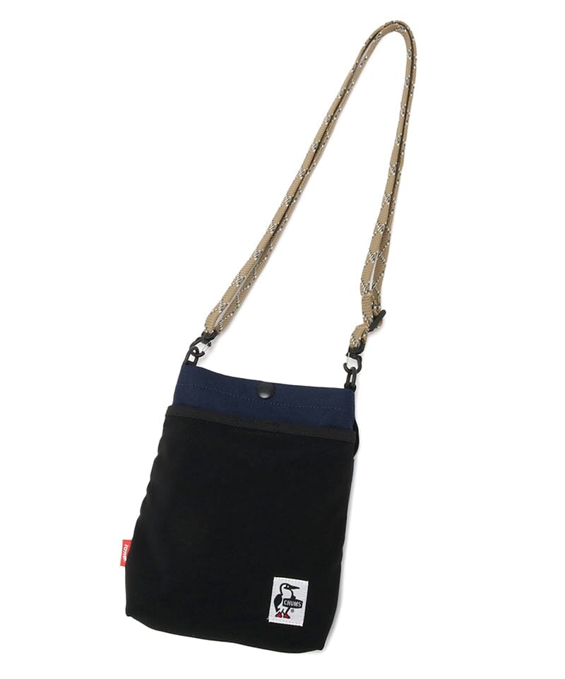 CHUMS Recycled Mesh Pocket Shoulder Bag Navy 
