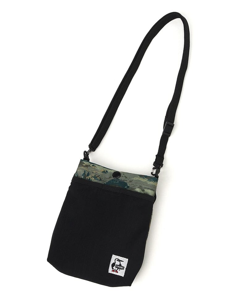 CHUMS Recycled Mesh Pocket Shoulder Bag Mt. Camo 