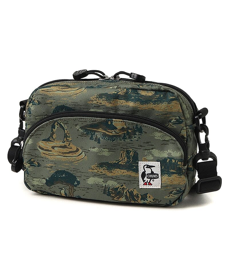 CHUMS Recycled shoulder pouch Mt. Camo 
