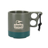 CHUMS Camper Mug Cup Charcoal/Teal Green 