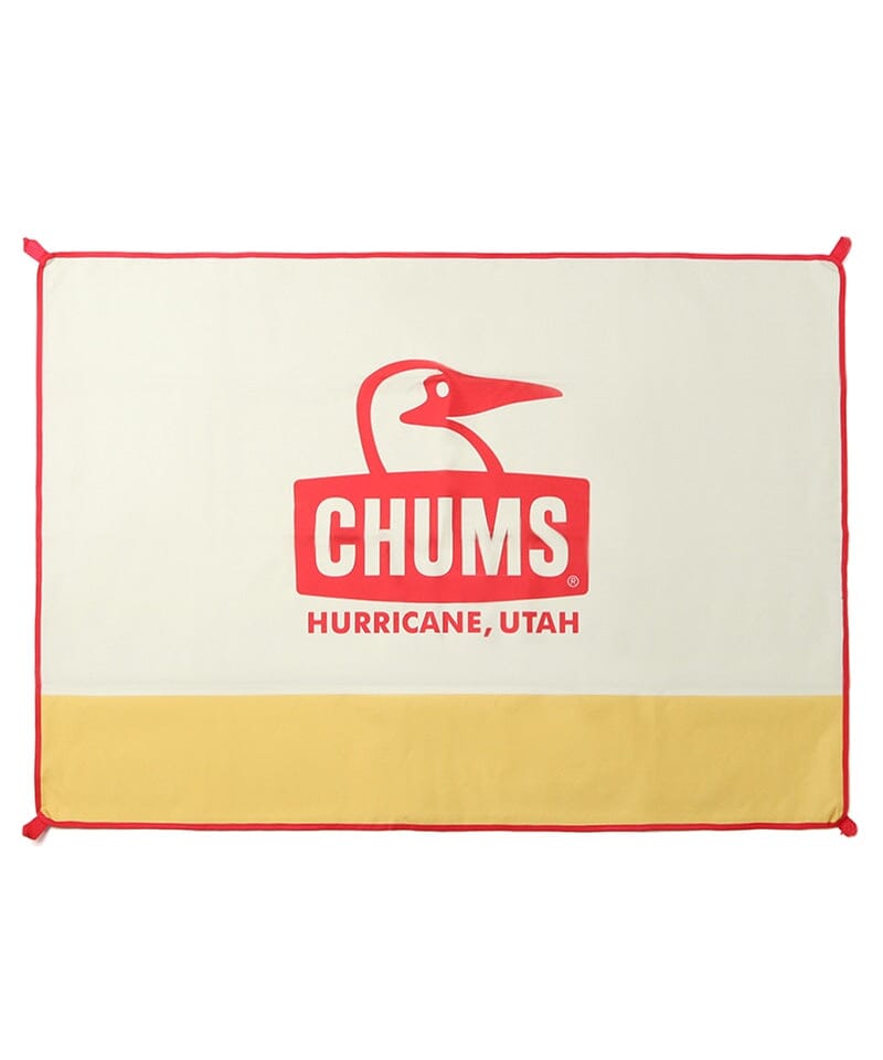CHUMS Booby Face Picnic Sheet Yellow/Natural 