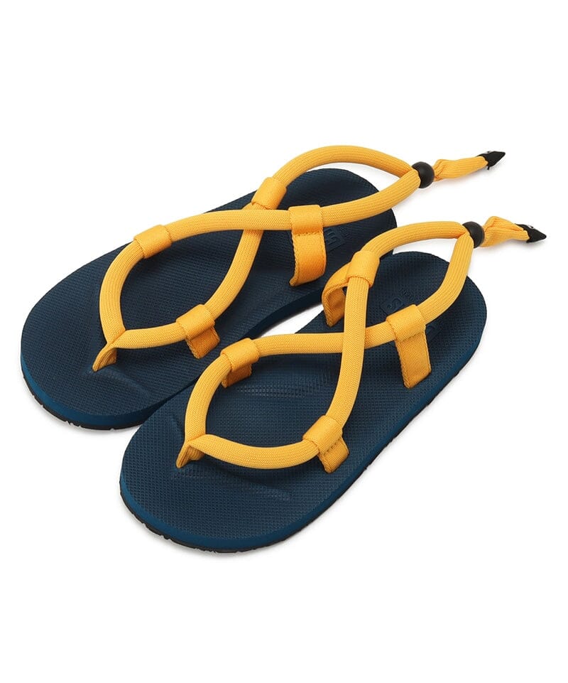 CHUMS Retainer Sandal Navy/Yellow S 