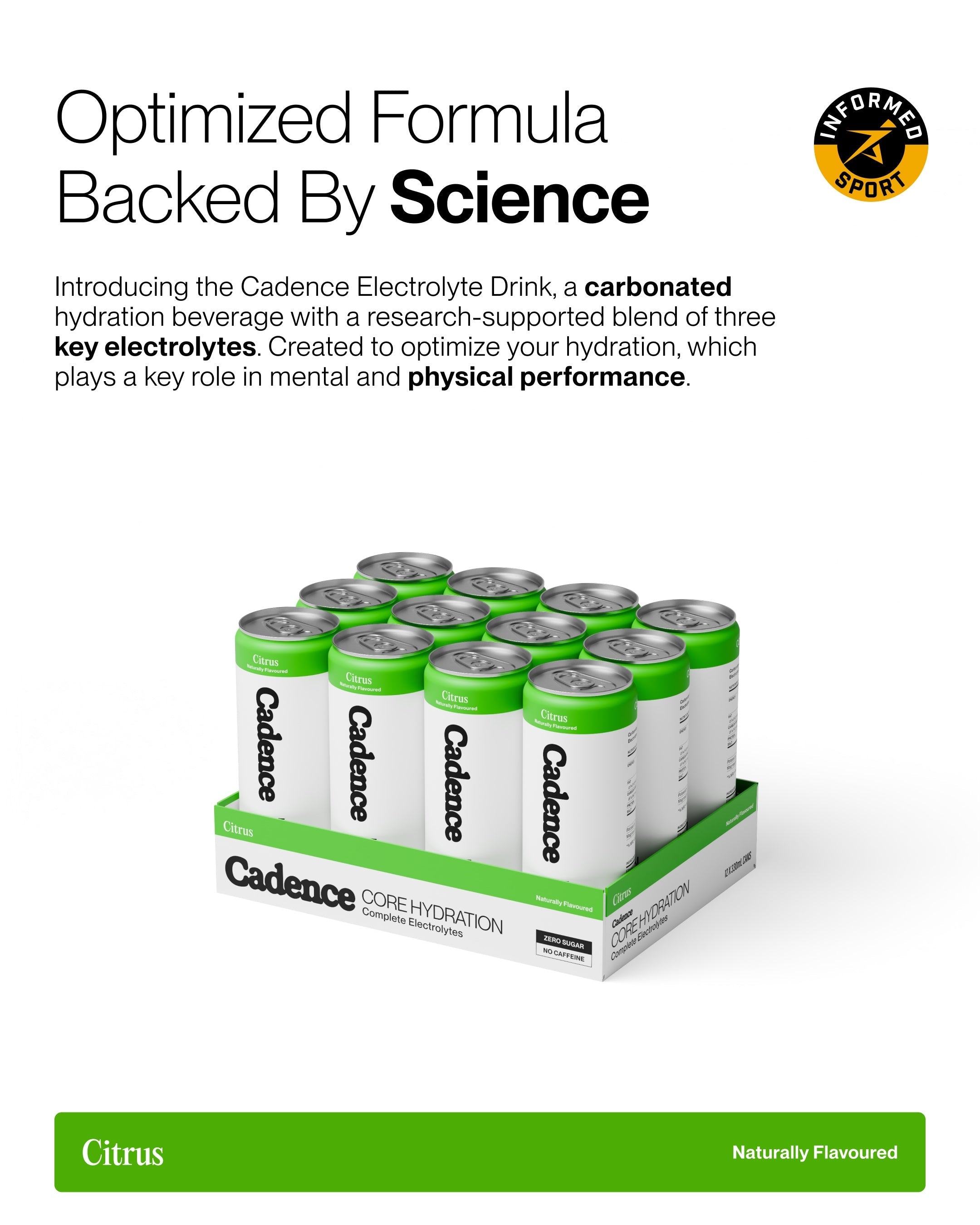 Cadence Core Hydration Drink 330ml