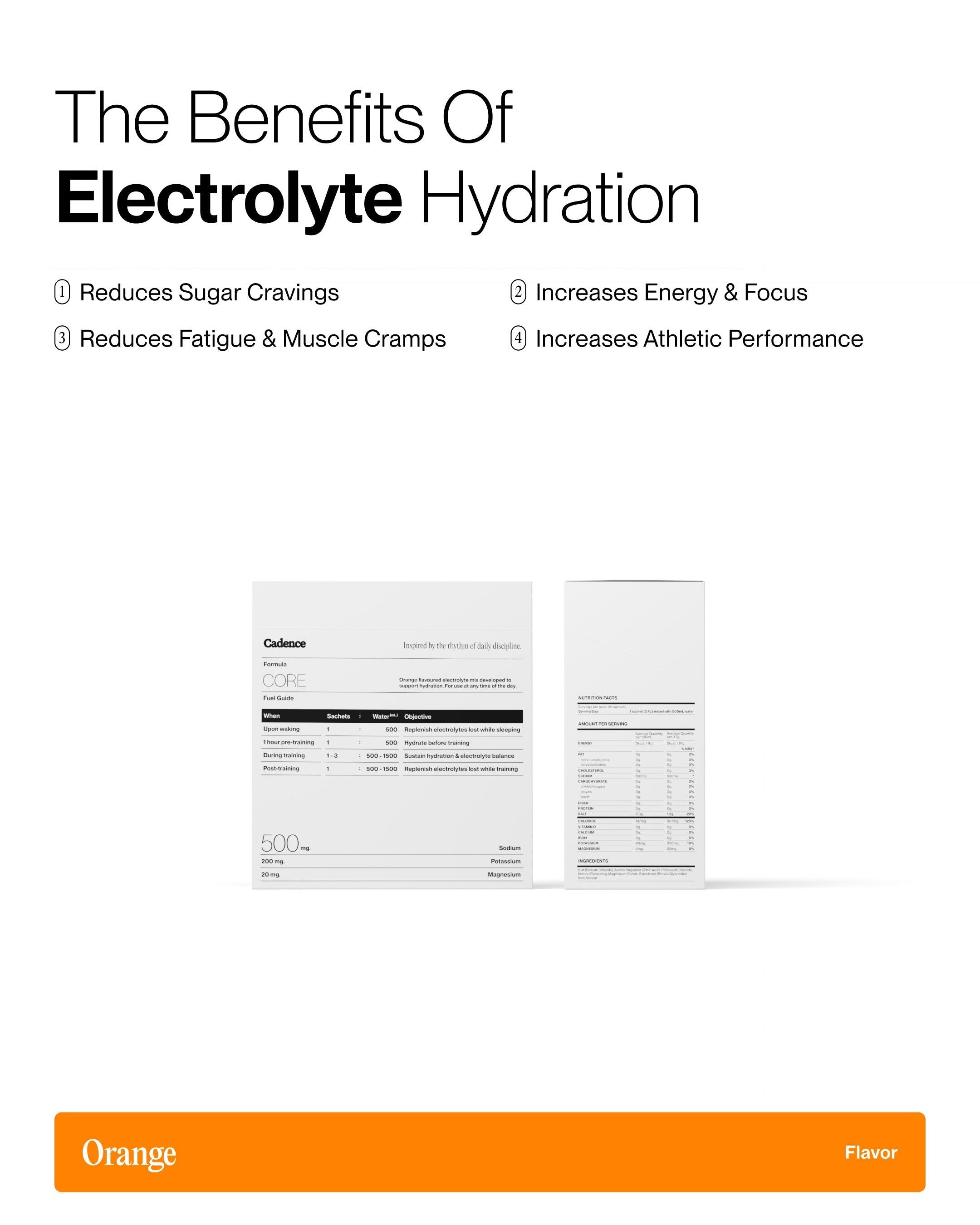 Cadence Daily Hydration Sachets 5g