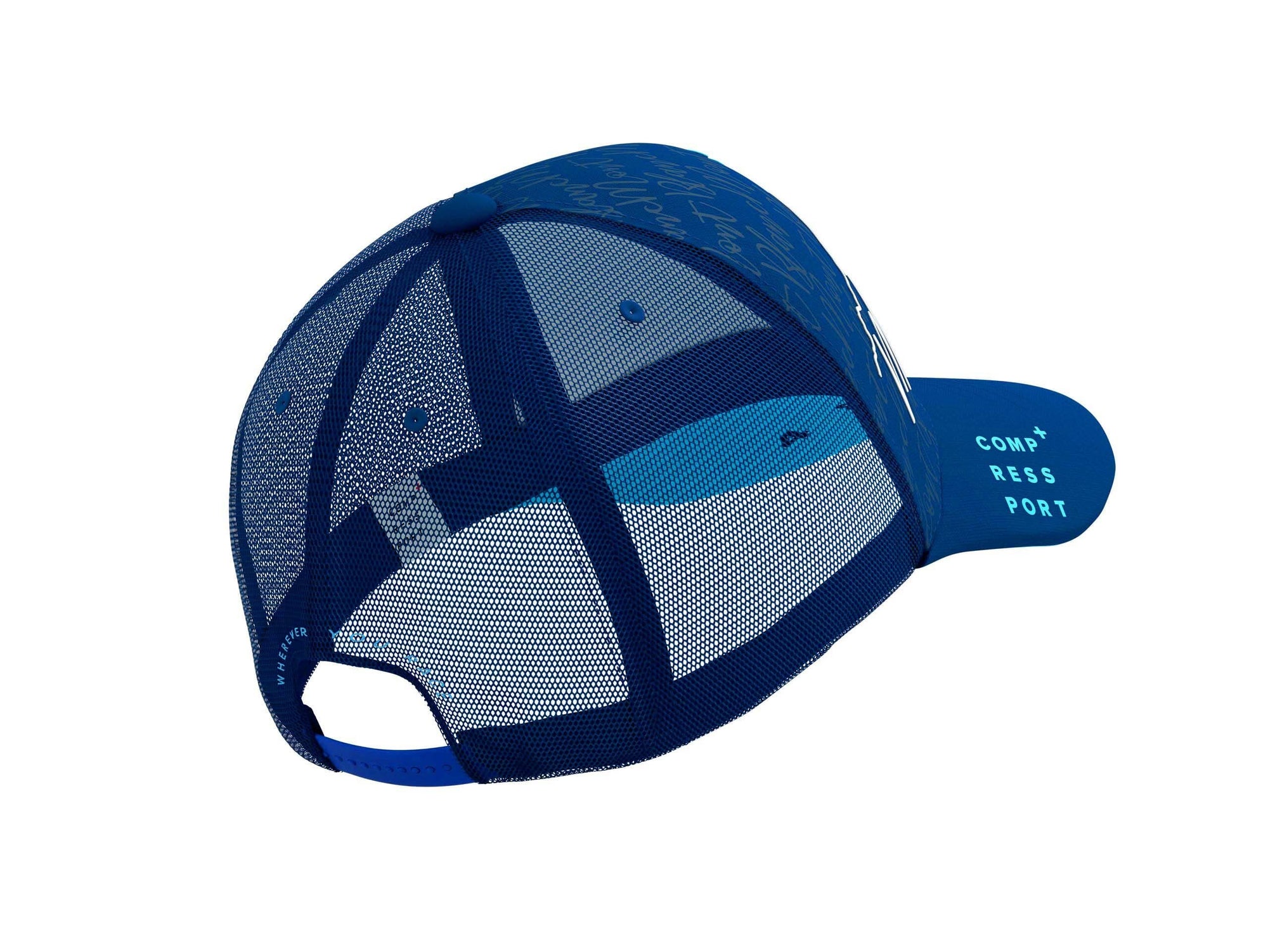 Compressport Trucker Cap Mont Blanc 2022 Blue One Size 