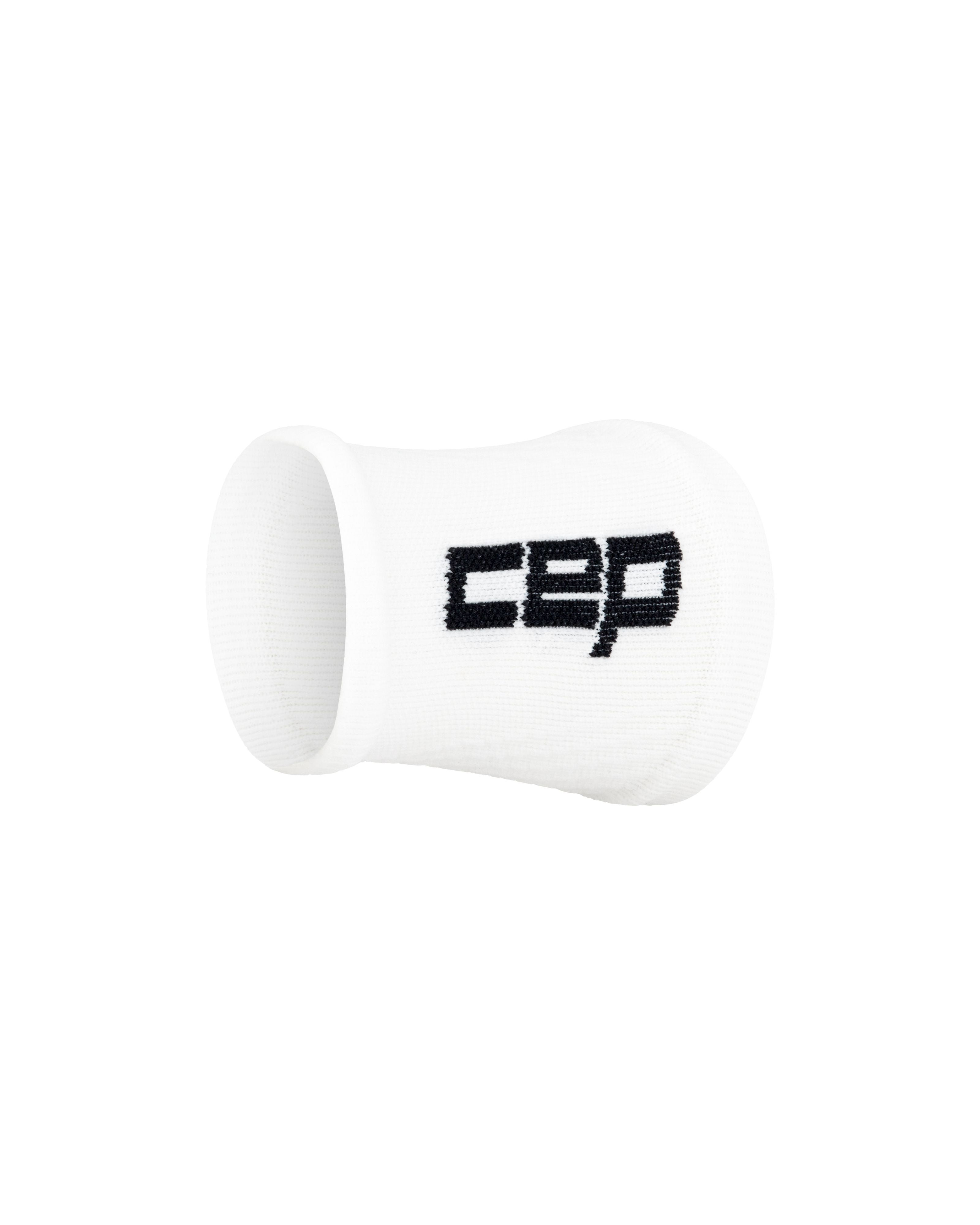 CEP Core Run Arm Sweatbands, Unisex – White