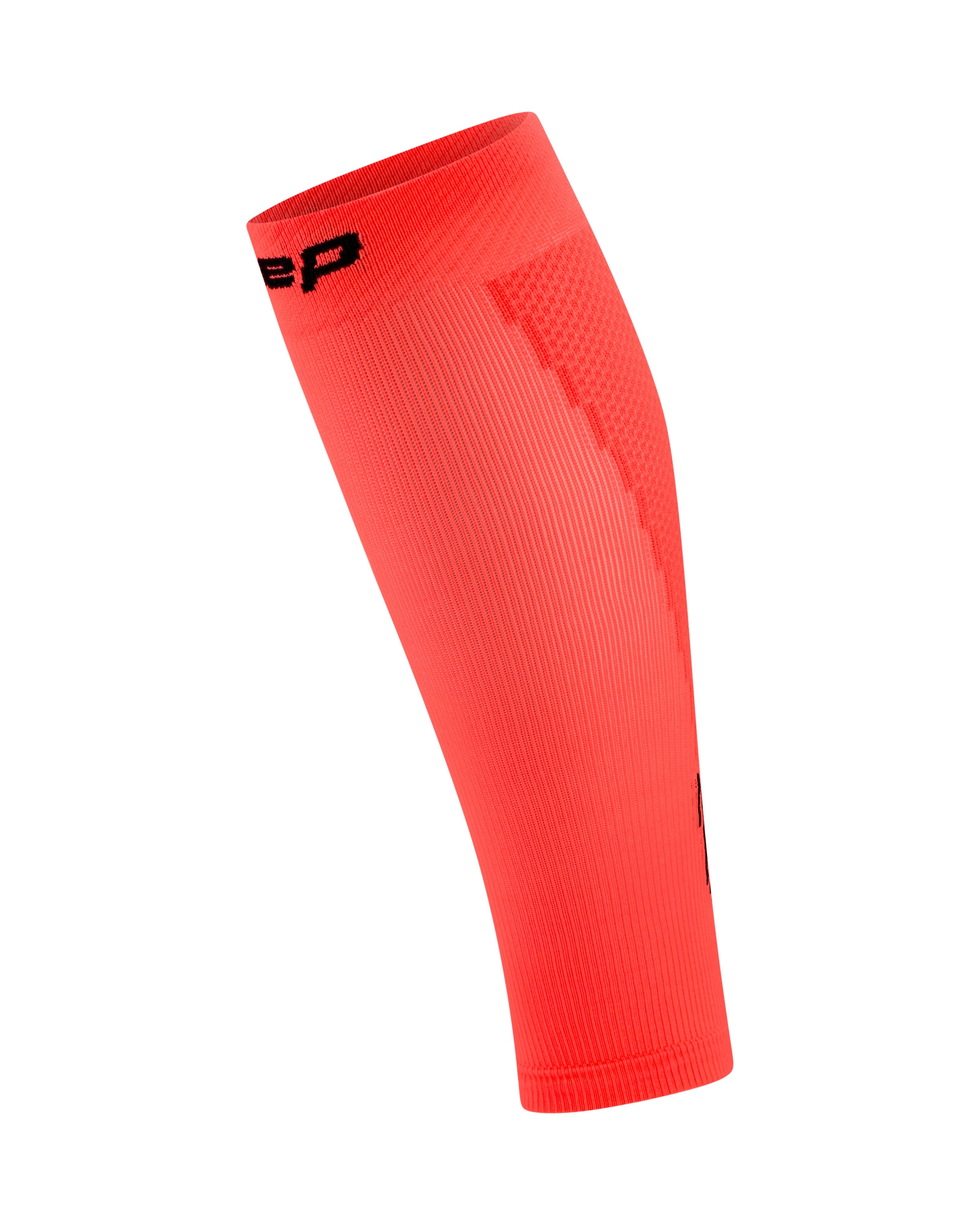 CEP Core Run Calf Compression Sleeves 5.0, Men Neon Coral III 