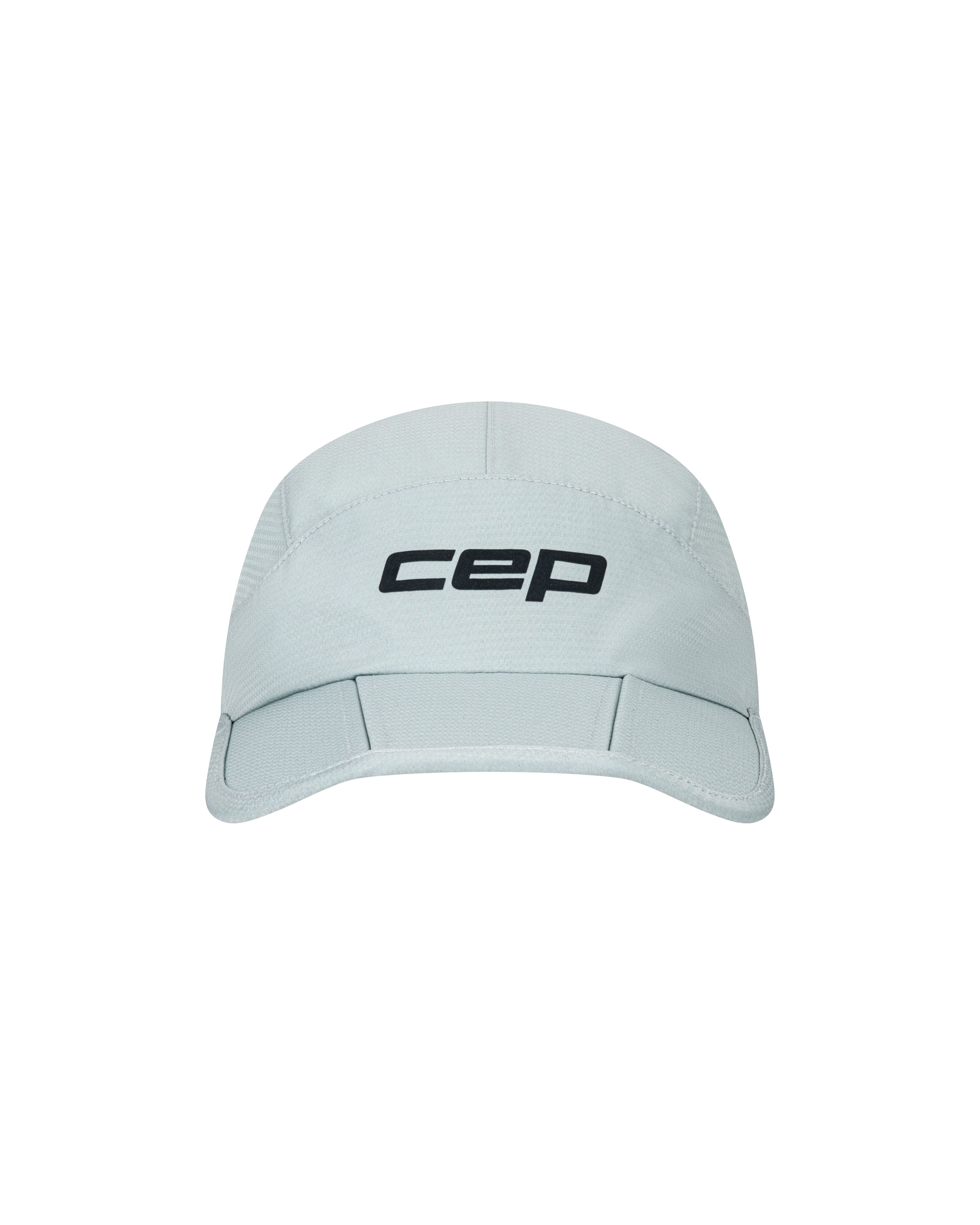 CEP Core Run Foldable Cap, Unisex – Light Grey