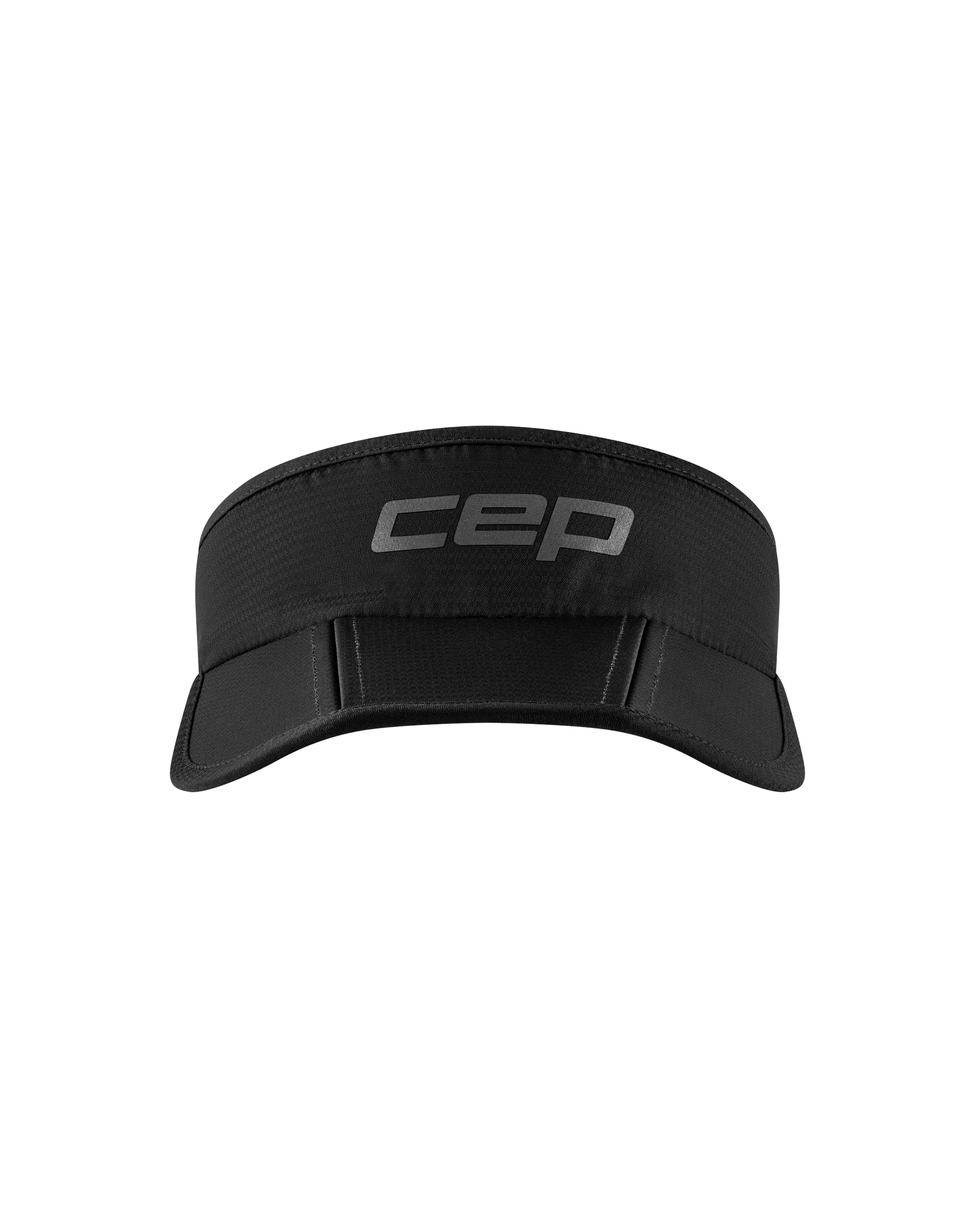 CEP Core Run Foldable Visor, Unisex – Black