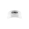 CEP Core Run Foldable Visor, Unisex – White