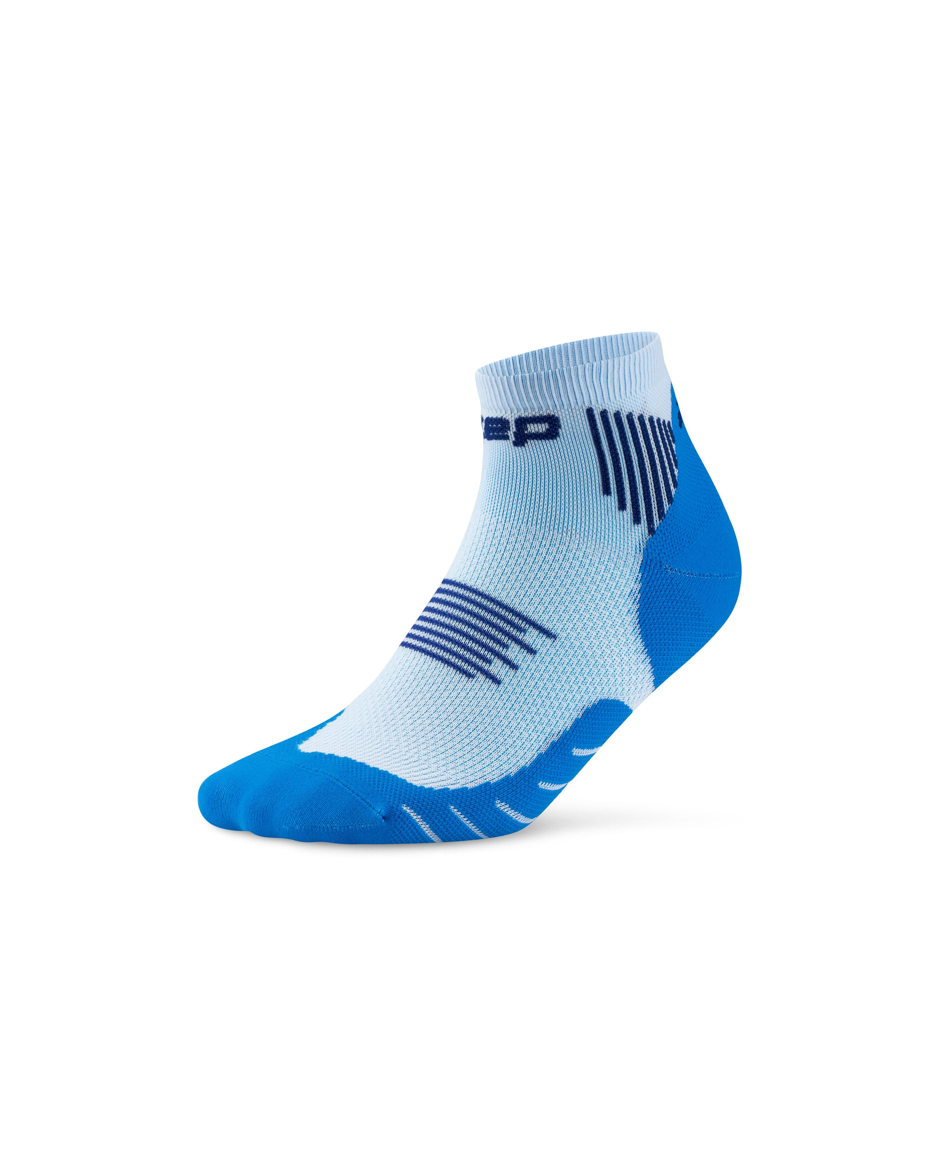 CEP Core Run Low Cut Compression Socks 5.0, Men – Blue/Ice