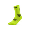 CEP Core Run Mid Cut Compression Socks 5.0, Women's Lime/Black II 