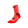 CEP Core Run Mid Cut Compression Socks 5.0, Women's Neon Coral II 