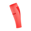 CEP Core Run Ultralight Calf Compression Sleeves 4.0, Men – Neon Coral/Red