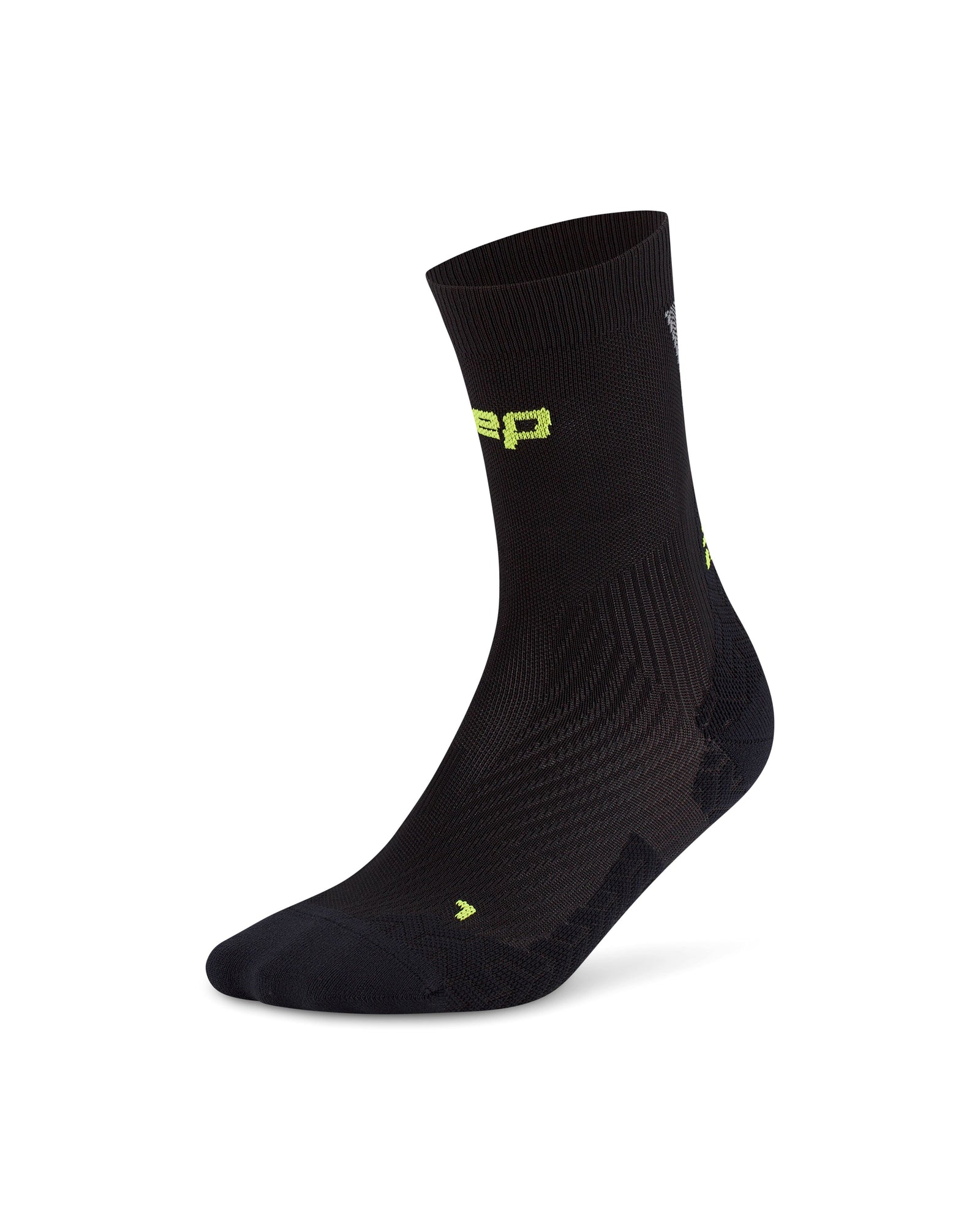 CEP Core Run Ultralight Mid Cut Compression Socks 4.0, Men – Black/Grey