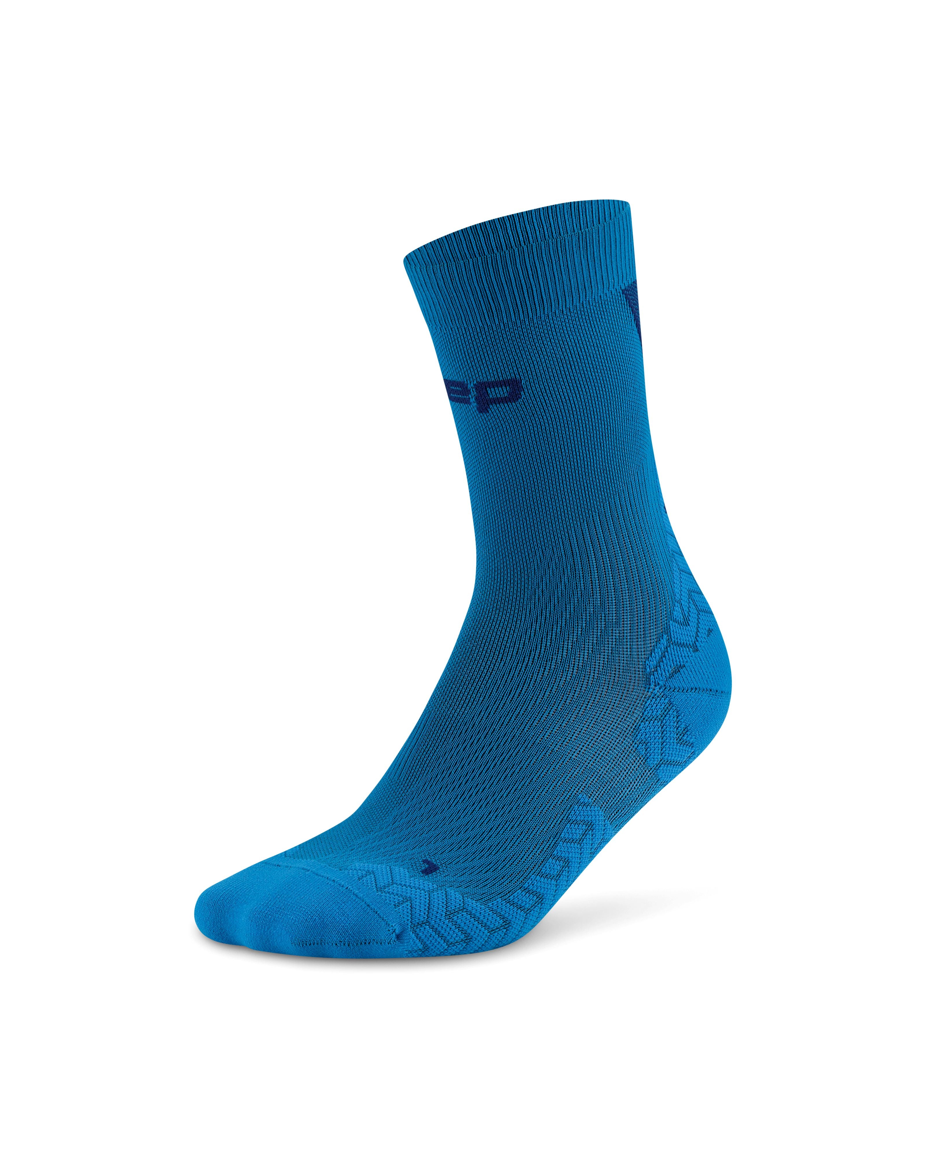 CEP Core Run Ultralight Mid Cut Compression Socks 4.0, Men – Blue/Dark Blue