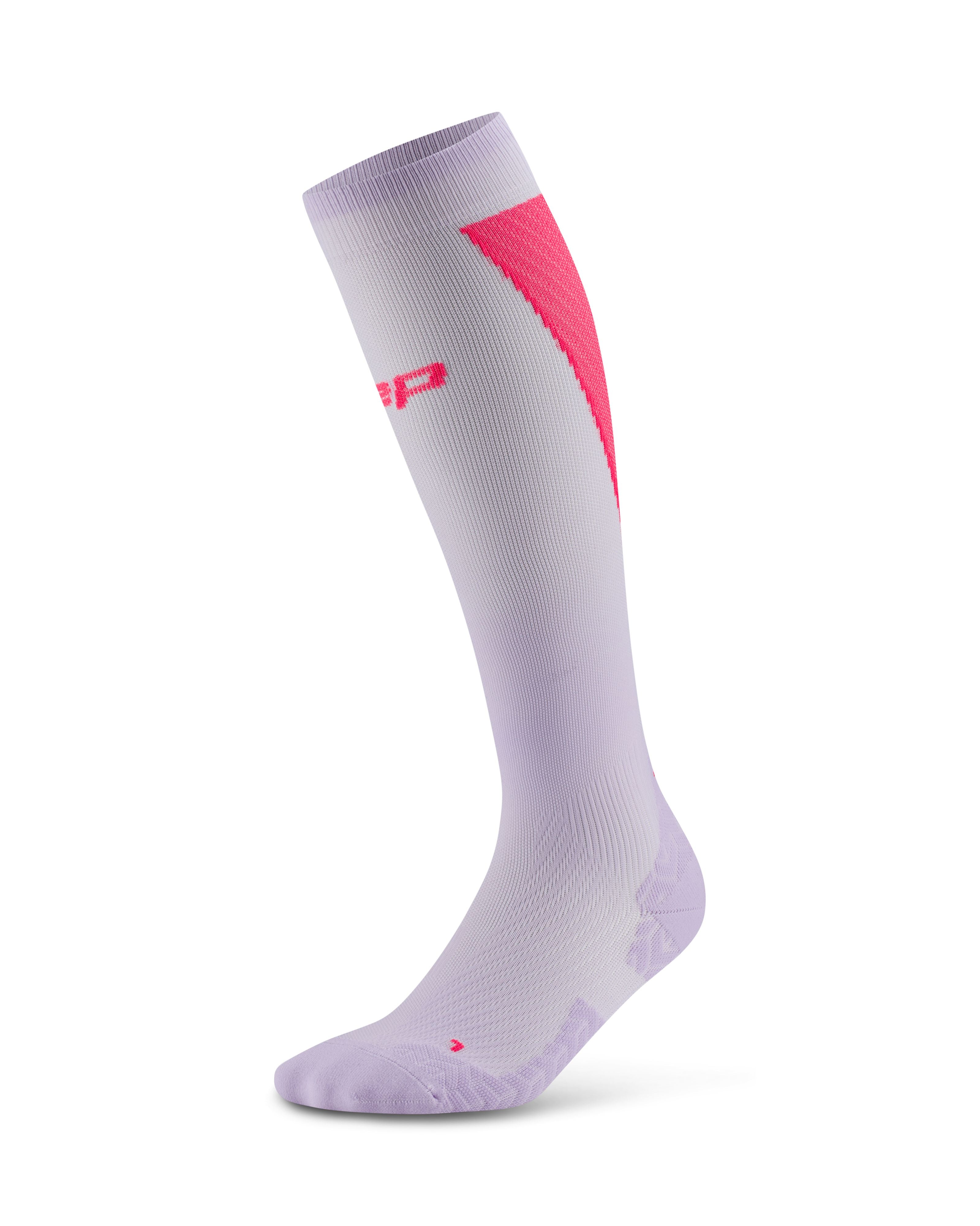 CEP Core Run Ultralight Tall Compression Socks 4.0, Women – Lilac/Pink