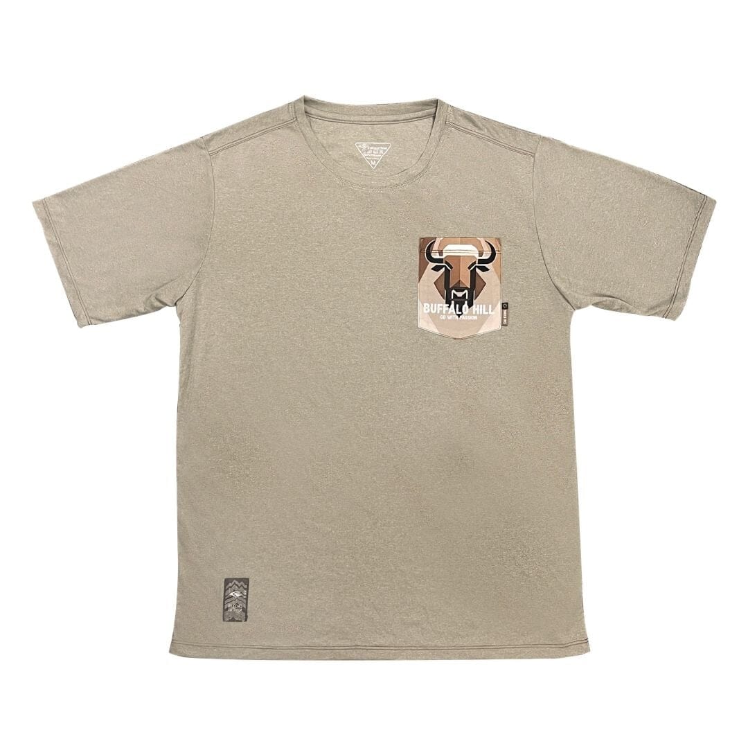 Reecho Men's Passion Tee Fog/Buffalo Hill S 