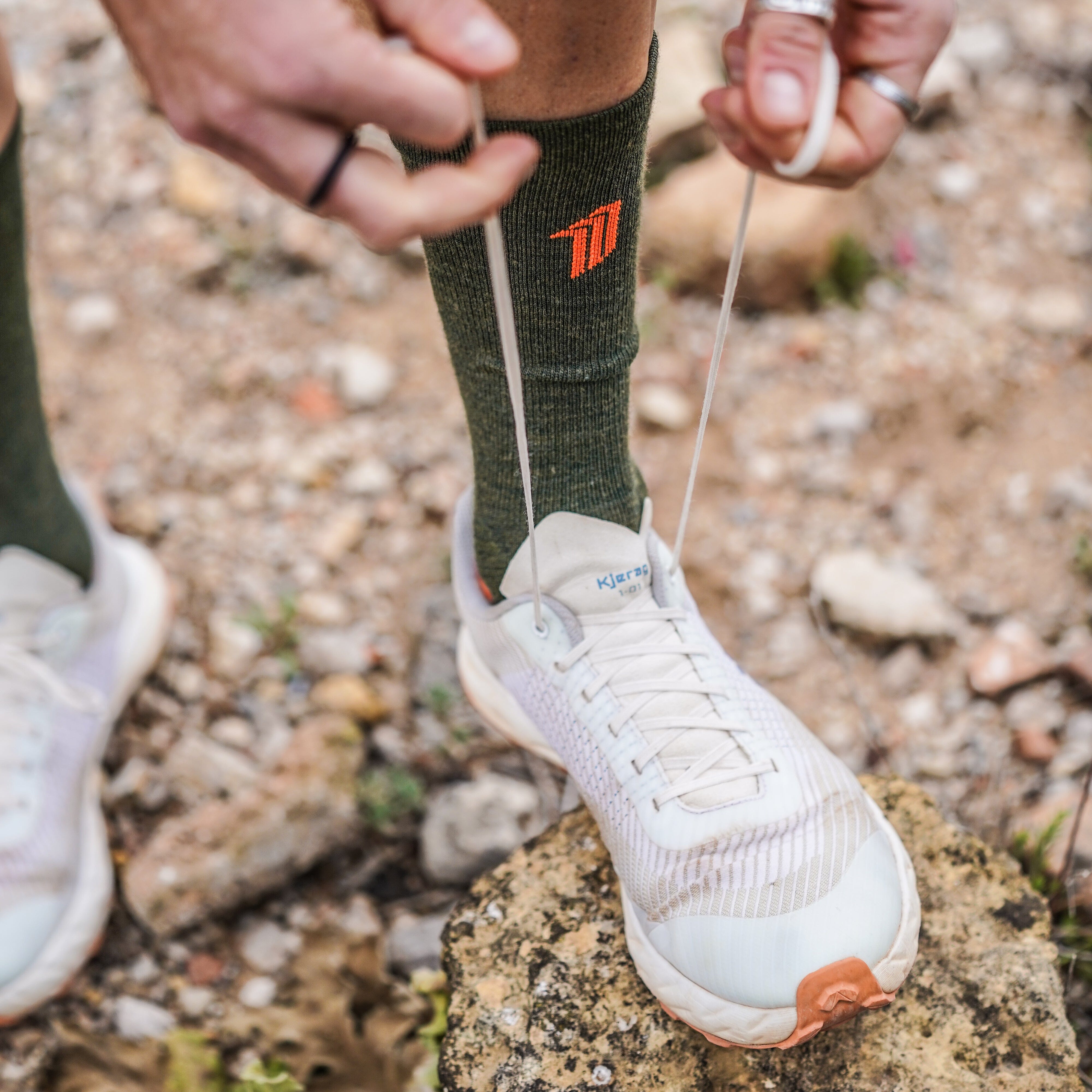 SPORCKS Pathless Green - Trail Socks 