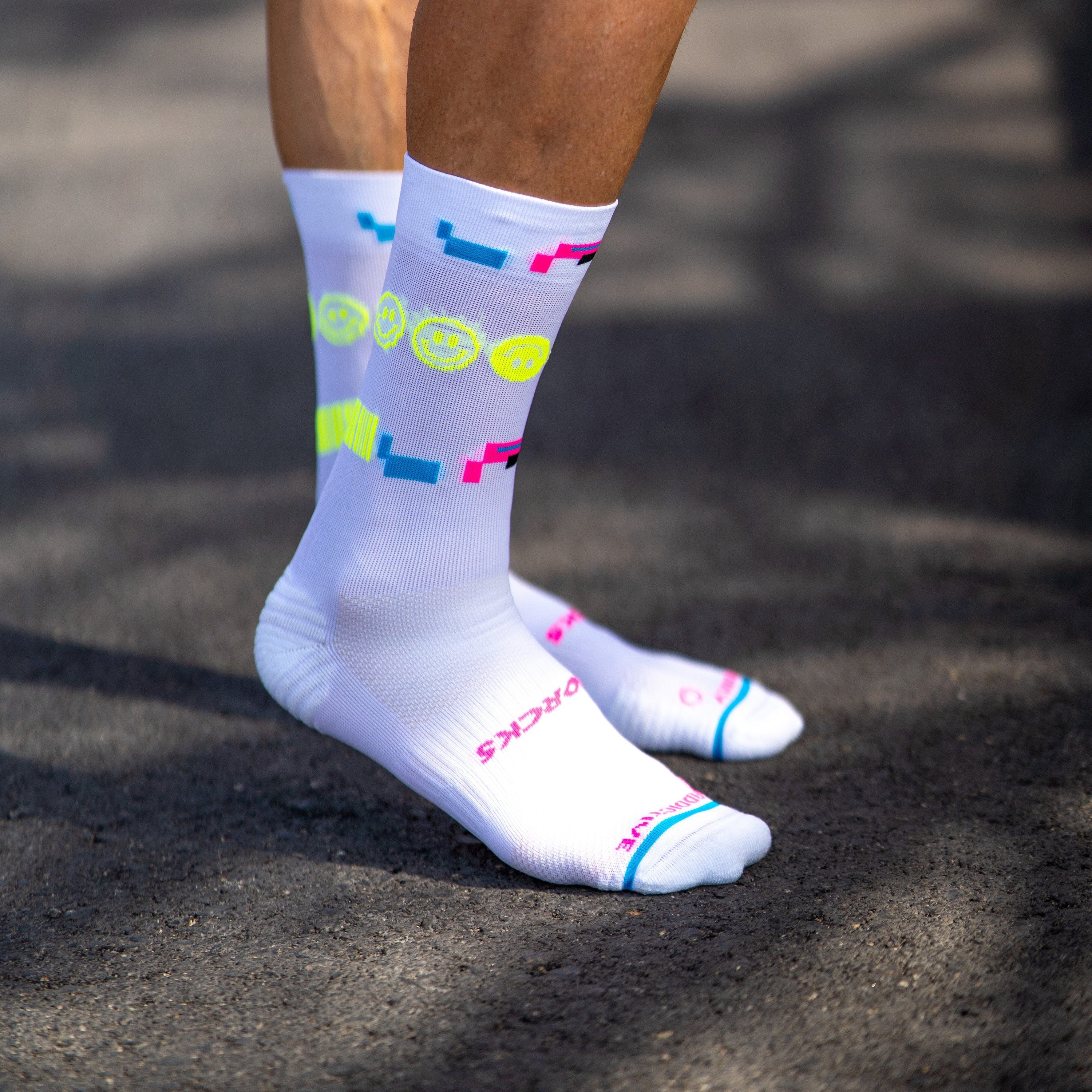 SPORCKS 80'S Night White - Running Socks 