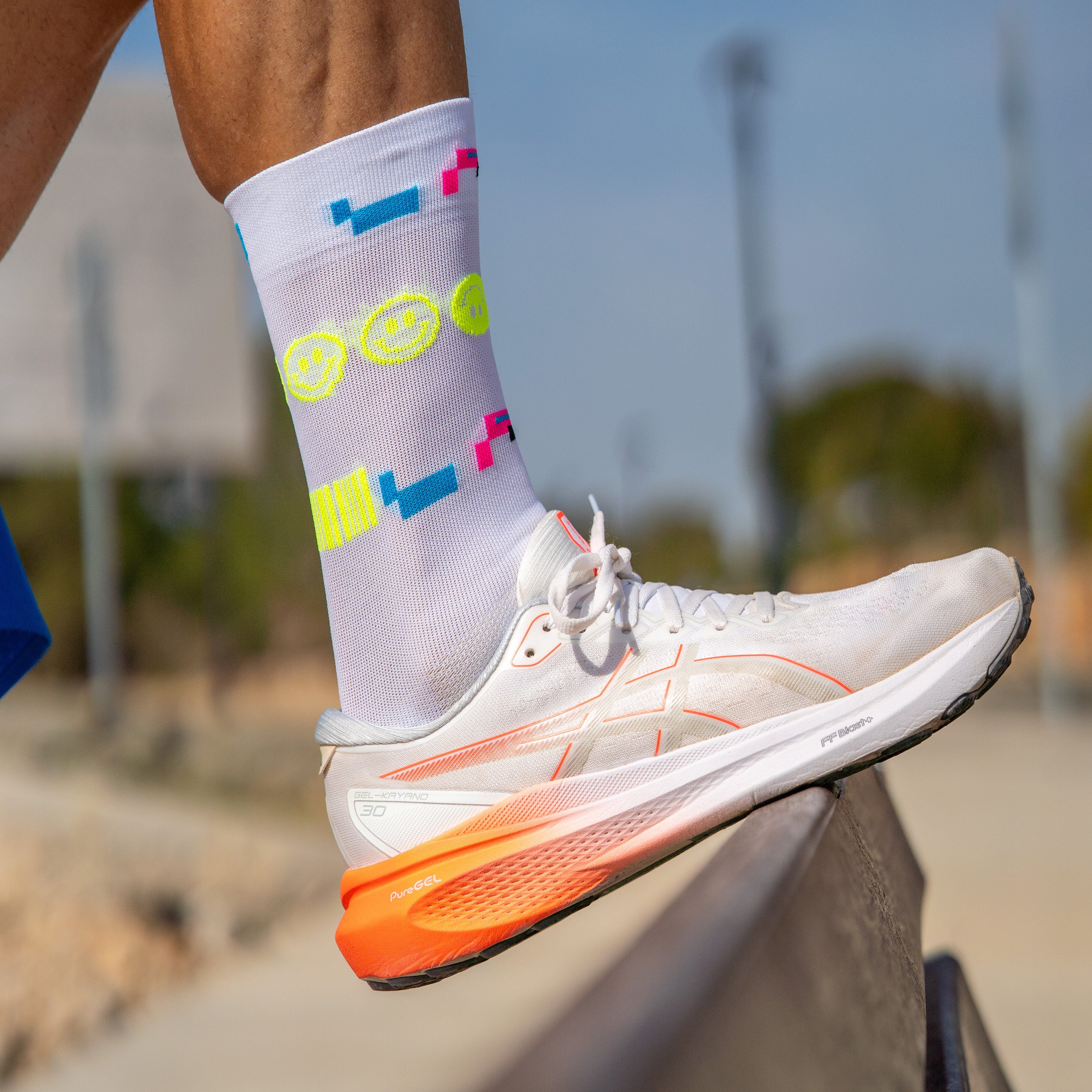 SPORCKS 80'S Night White - Running Socks 