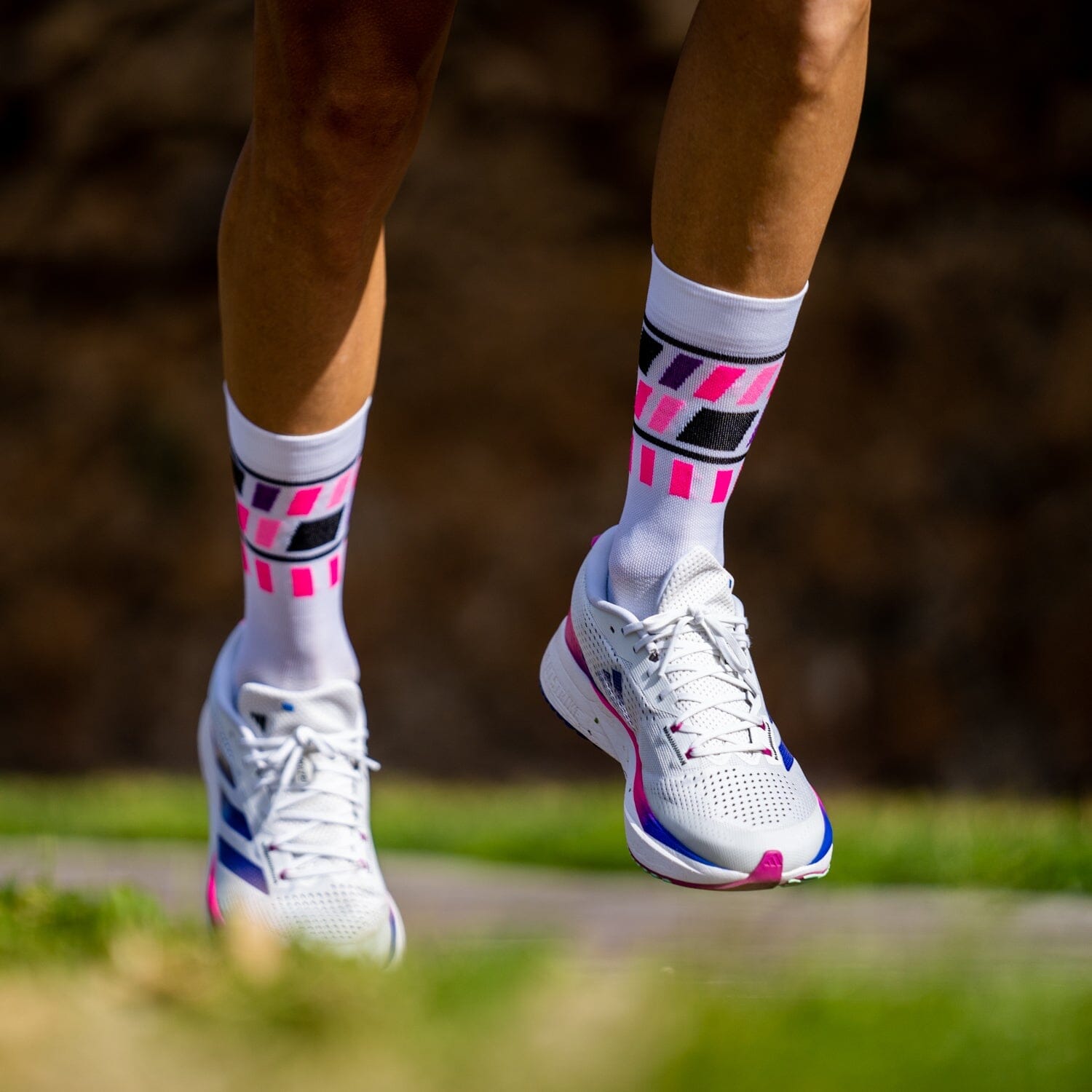 SPORCKS Trace - Running Socks White XS 35-37 