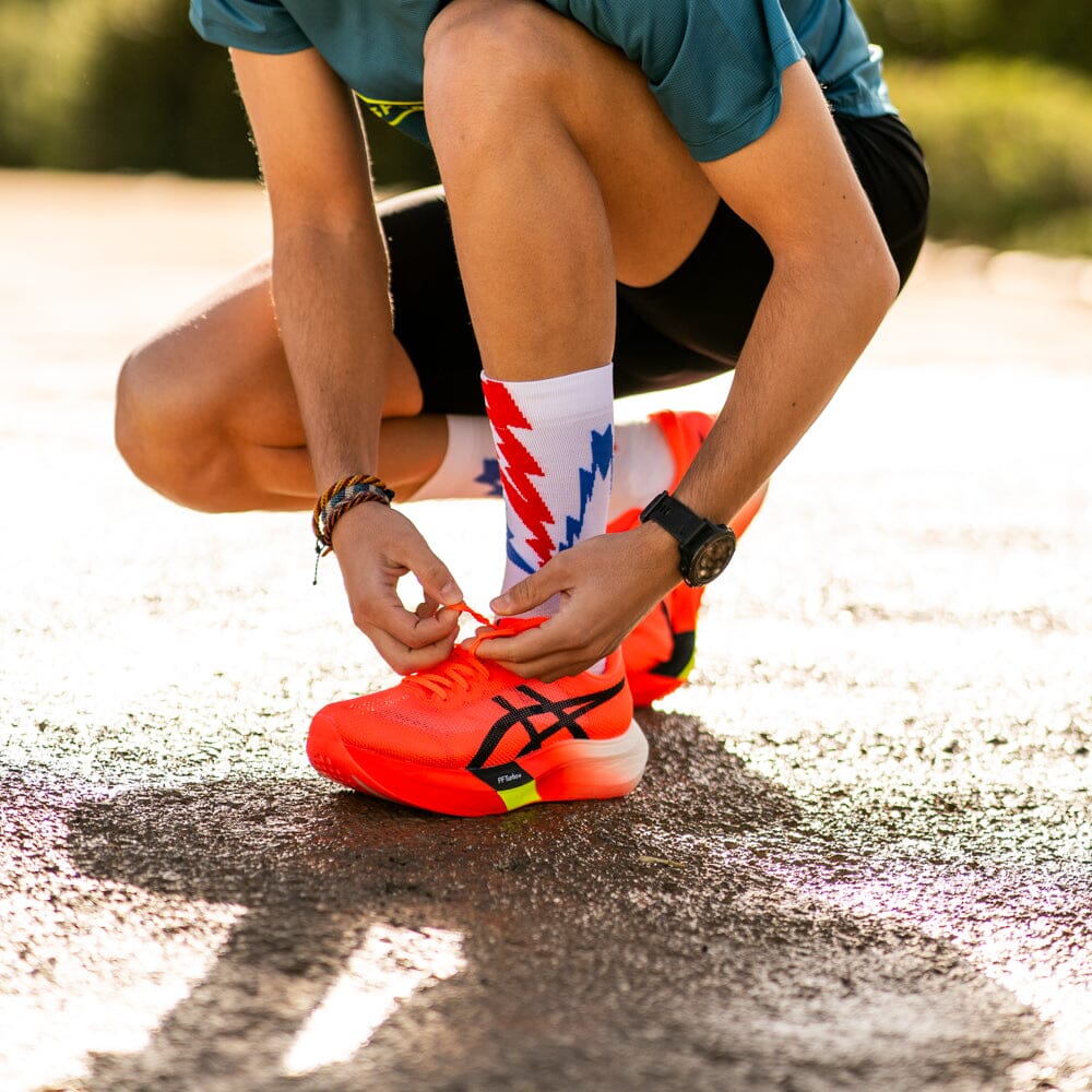 SPORCKS Thunder White - Running Socks 