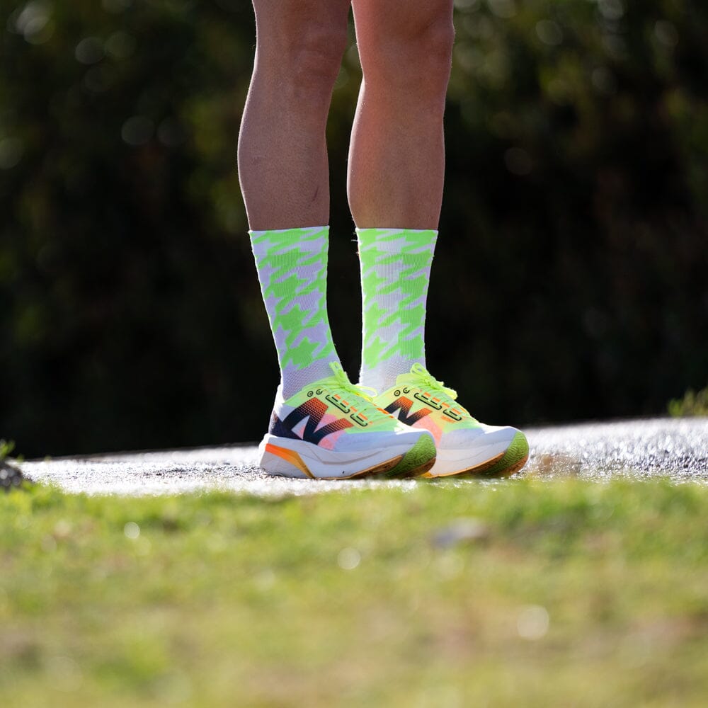 SPORCKS Flow Green - Running Socks 