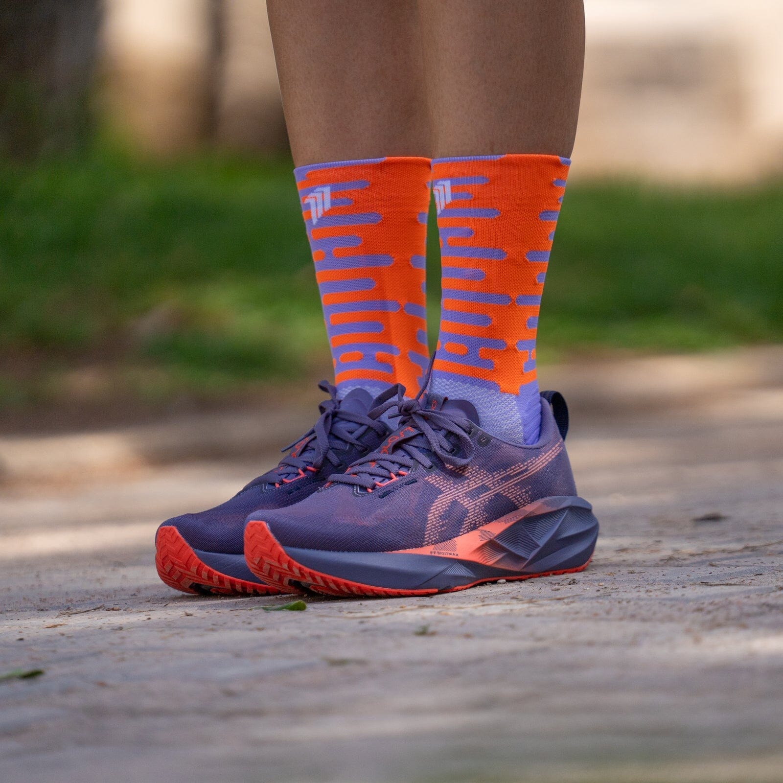 SPORCKS Rhythm Purple - Running Socks 