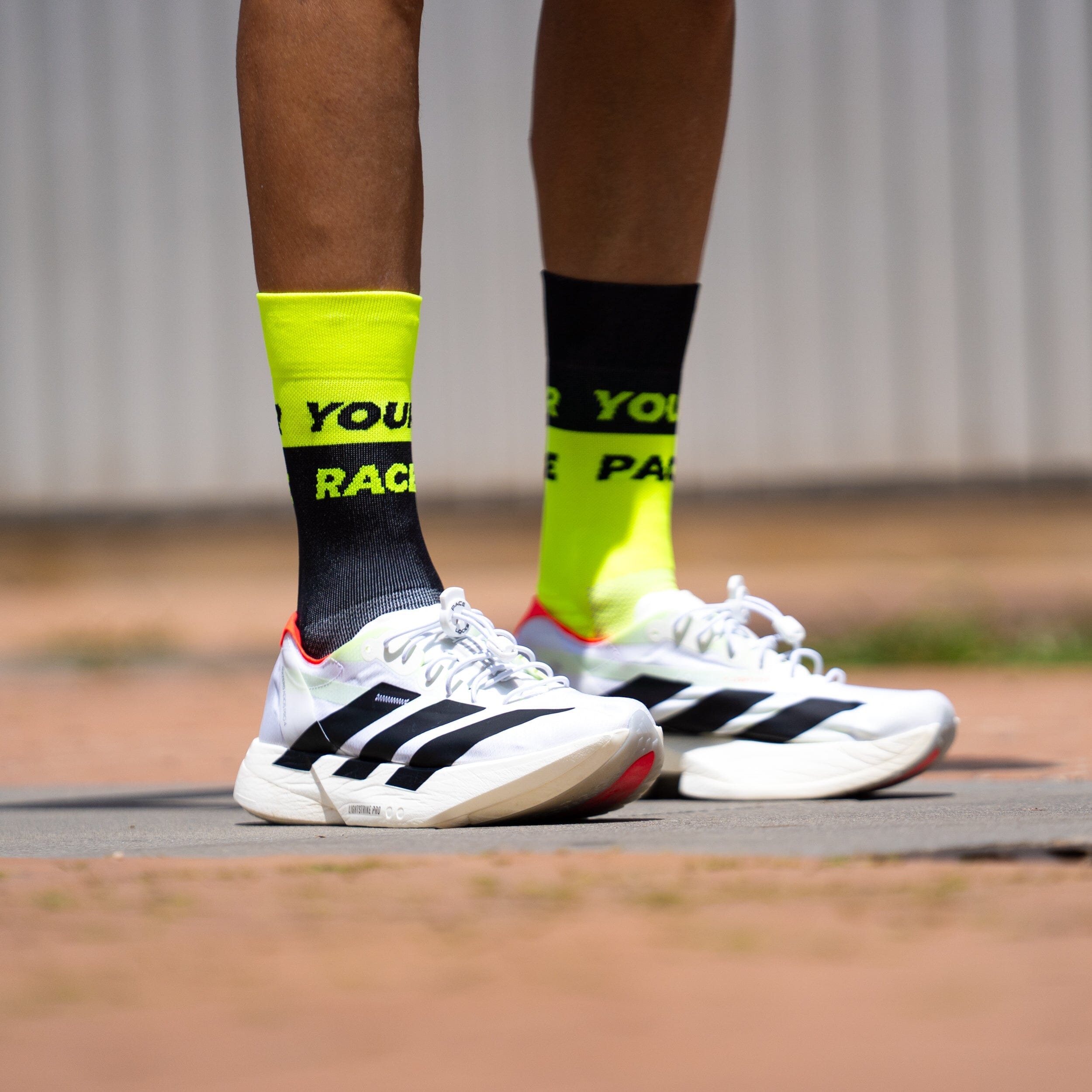 SPORCKS Race Pace Black - Running Socks 